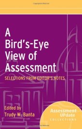 book A Bird's-Eye View of Assessment: Selections from Editor's Notes