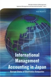 book International Management Accounting In Japan: Current Status of Electronics Companies