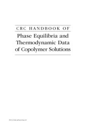 book CRC Handbook of Phase Equilibria and Thermodynamic Data of Copolymer Solutions