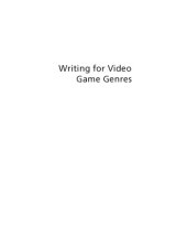 book Writing for Video Game Genres: From FPS to RPG