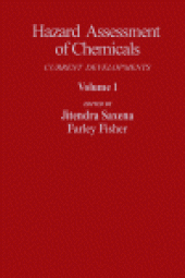 book Hazard Assessment of Chemicals. Current Departments