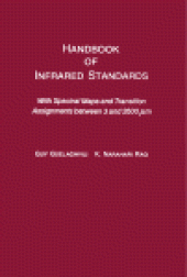 book Handbook of Infrared Standards. With Spectral Maps and Transition Assignments Between 3 and 2600 x gmm