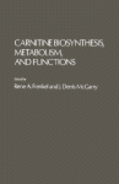 book Carnitine Biosynthesis, Metabolism, and Functions