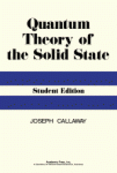 book Quantum Theory of the Solid State. Student Edition