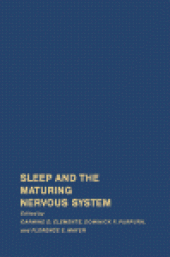 book Sleep and the Maturing Nervous System