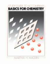 book Study Guide to Accompany Basics for Chemistry