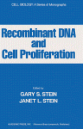 book Recombinant DNA and Cell Proliferation