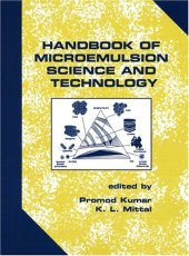 book Handbook of Microemulsion Science and Technology