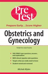 book Obstetrics & Gynecology: PreTest Self-Assessment & Review