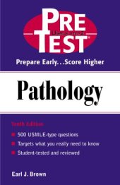 book Pathology: PreTest Self-Assessment and Review