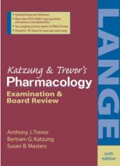 book Katzung's Pharmacology: Examination and Board Review
