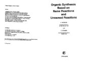 book Organic syntheses based on name reactions and unnamed reactions