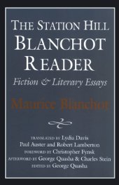 book STATION HILL BLANCHOT READER