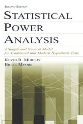 book Statistical Power Analysis: A Simple and General Model for Traditional and Modern Hypothesis Tests