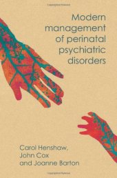 book Modern Management of Perinatal Psychiatric Disorders