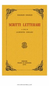 book Scritti letterari