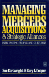 book Managing Mergers Acquisitions and Strategic Alliances. Integrating People and Cultures