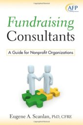 book Fundraising Consultants: A Guide for Nonprofit Organizations