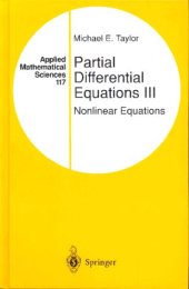 book Partial Differential Equations III: Nonlinear Equations