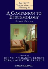 book A Companion to Epistemology