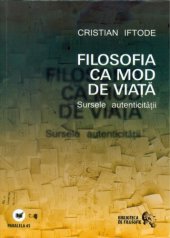 book Filosofia ca mod de viata