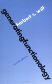 book generatingfunctionology, Second Edition