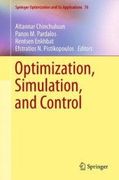 book Optimization, Simulation, and Control