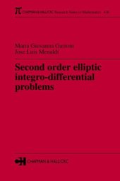 book Second Order Elliptic Integro-Differential Problems