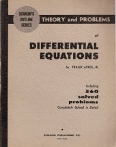 book Theory and Problems of Differential Equations Including 560 Solved Problems