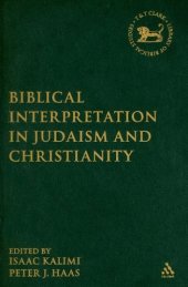 book Biblical Interpretation in Judaism and Christianity