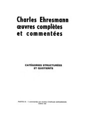 book Catégories structurées et quotients