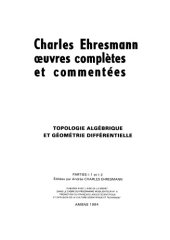 book Topologie algébrique et géométrie différentielles. Parties I-1 et I-2