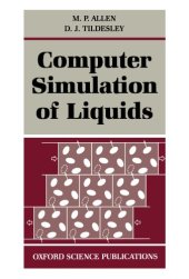 book Computer Simulation of Liquids