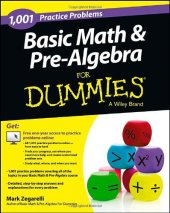 book 1,001 Basic Math and Pre-Algebra Practice Problems For Dummies