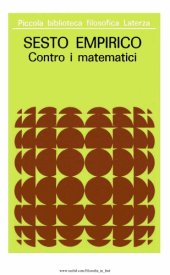 book Contro i matematici. Libri I-VI