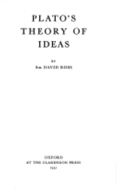 book Plato's Theory of Ideas