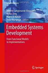 book Embedded Systems Development: From Functional Models to Implementations