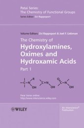 book The Chemistry of Hydroxylamines, Oximes and Hydroxamic Acids