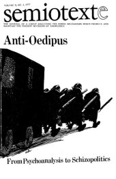 book Anti-Oedipus: From Psychoanalysis to Schizopolitics