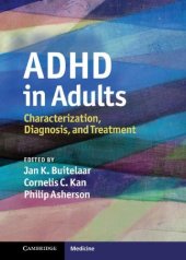 book ADHD in Adults: Characterization, Diagnosis, and Treatment