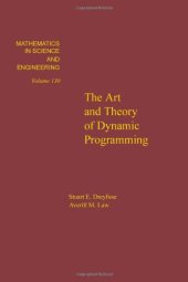 book The art and theory of dynamic programming, Volume 130