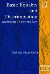 book Basic Equality and Discrimination: Reconciling Theory and Law