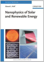 book Nanophysics of Solar and Renewable Energy