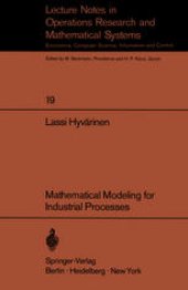 book Mathematical Modeling for Industrial Processes
