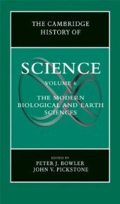 book The Cambridge History of Science: Volume 6, Modern Life and Earth Sciences