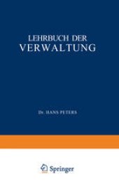 book Lehrbuch der Verwaltung