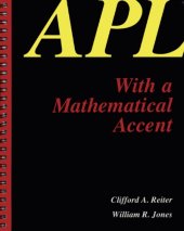 book APL With a Mathematical Accent