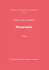 book Rheographie: Eine Methode zur Beurteilung peripherer Gefäße