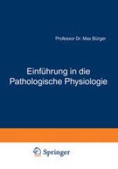 book Einführung in die Pathologische Physiologie