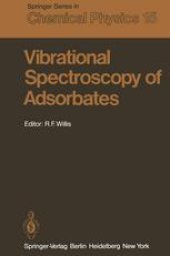 book Vibrational Spectroscopy of Adsorbates